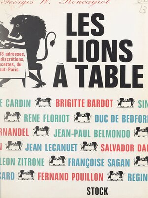 cover image of Les lions à table